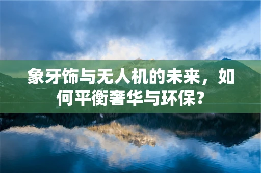 象牙饰与无人机的未来，如何平衡奢华与环保？