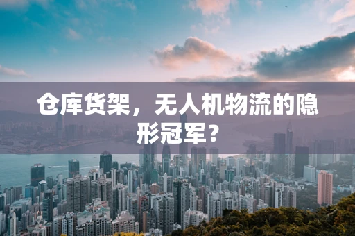 仓库货架，无人机物流的隐形冠军？