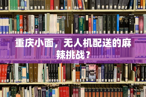 重庆小面，无人机配送的麻辣挑战？